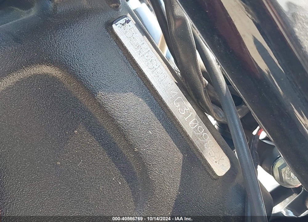 2016 INDIAN MOTORCYCLE CO. SCOUT SIXTY VIN: 56KMSB114G3109983