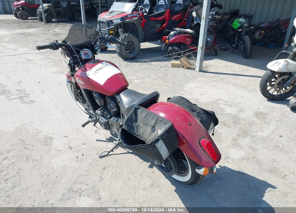 2016 INDIAN MOTORCYCLE CO. SCOUT SIXTY VIN: 56KMSB114G3109983
