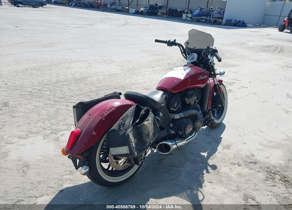 2016 INDIAN MOTORCYCLE CO. SCOUT SIXTY VIN: 56KMSB114G3109983