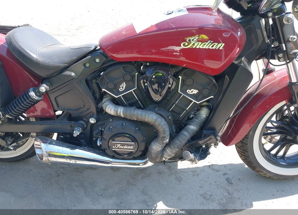 2016 INDIAN MOTORCYCLE CO. SCOUT SIXTY VIN: 56KMSB114G3109983