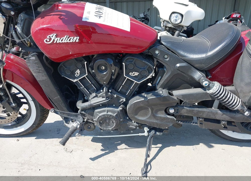 2016 INDIAN MOTORCYCLE CO. SCOUT SIXTY VIN: 56KMSB114G3109983
