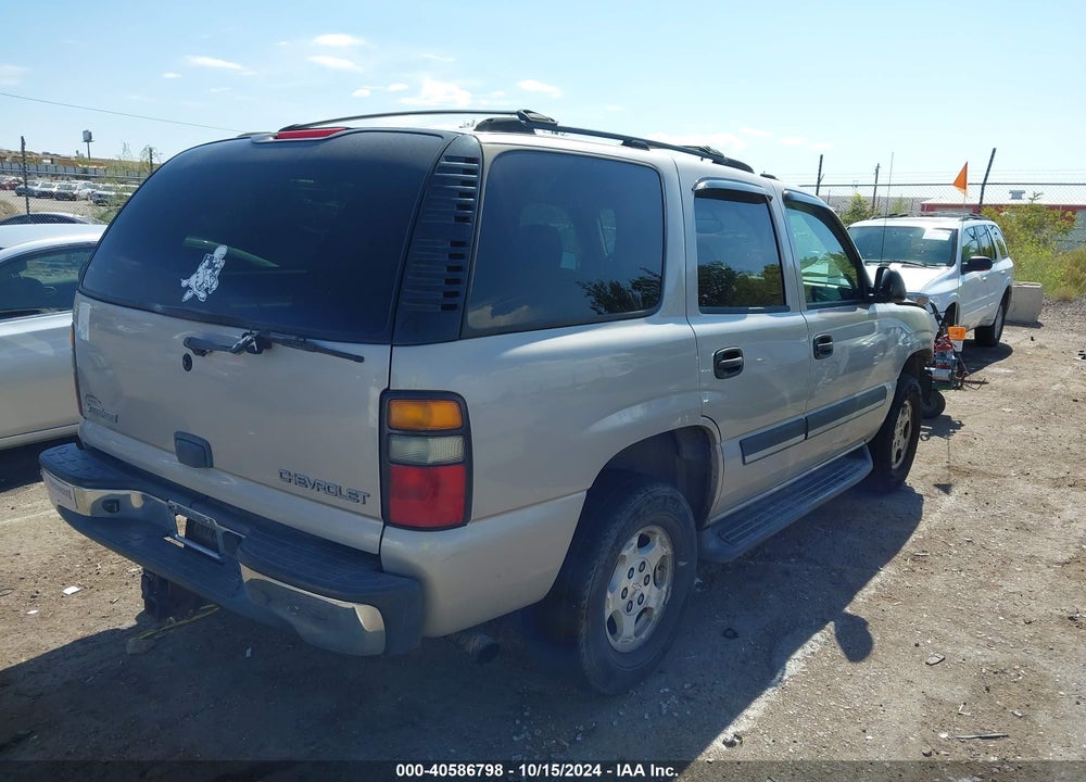 2004 CHEVROLET TAHOE LS VIN: 1GNEK13ZX4J294756