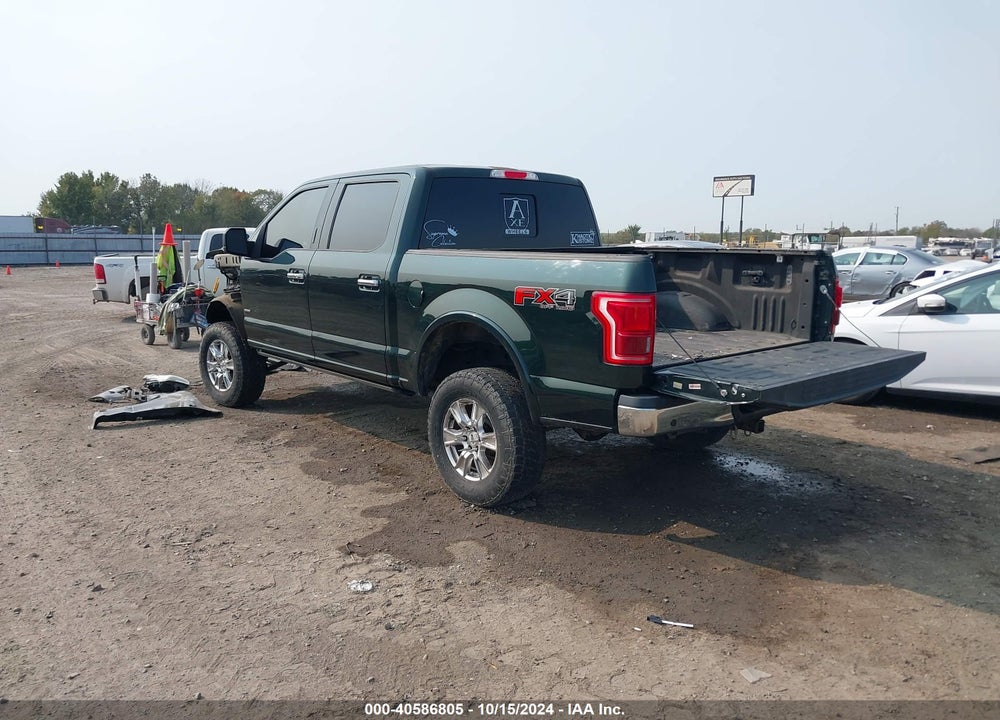 2015 FORD F-150 LARIAT VIN: 1FTEW1EGXFFC05606