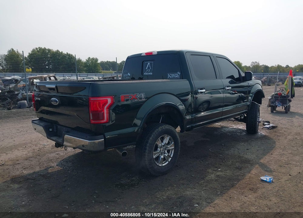 2015 FORD F-150 LARIAT VIN: 1FTEW1EGXFFC05606