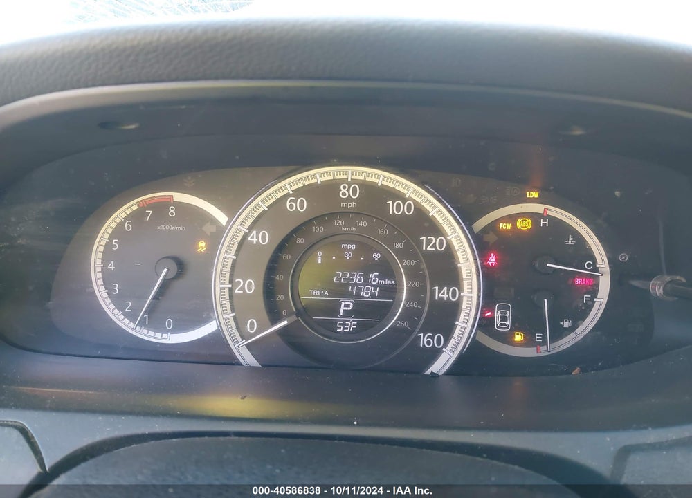 2013 HONDA ACCORD VIN: 1HGCR2F8XDA126430