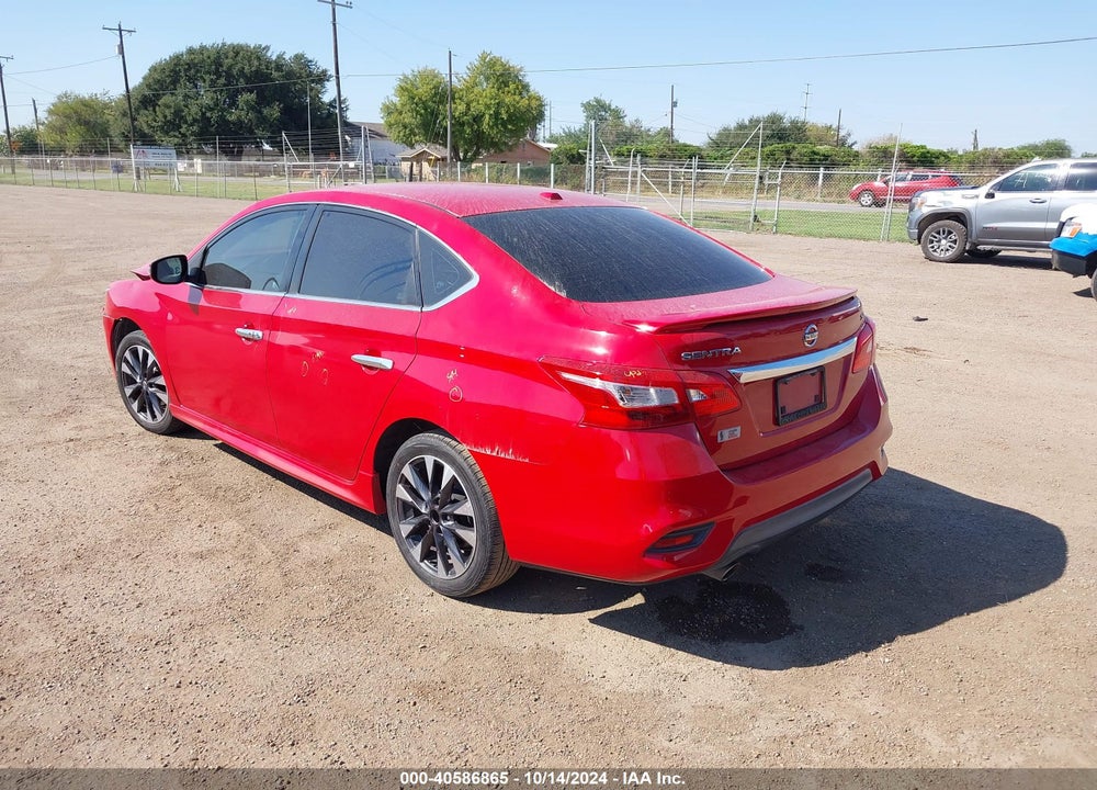 2017 NISSAN SENTRA SR VIN: 3N1AB7AP5HY358136