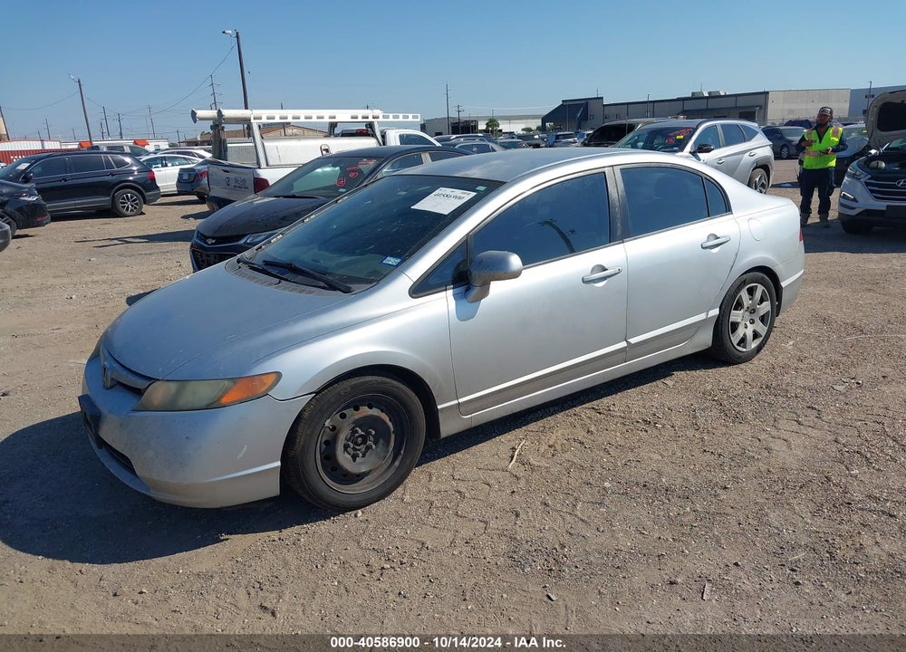 2008 HONDA CIVIC LX VIN: 2HGFA16578H521564