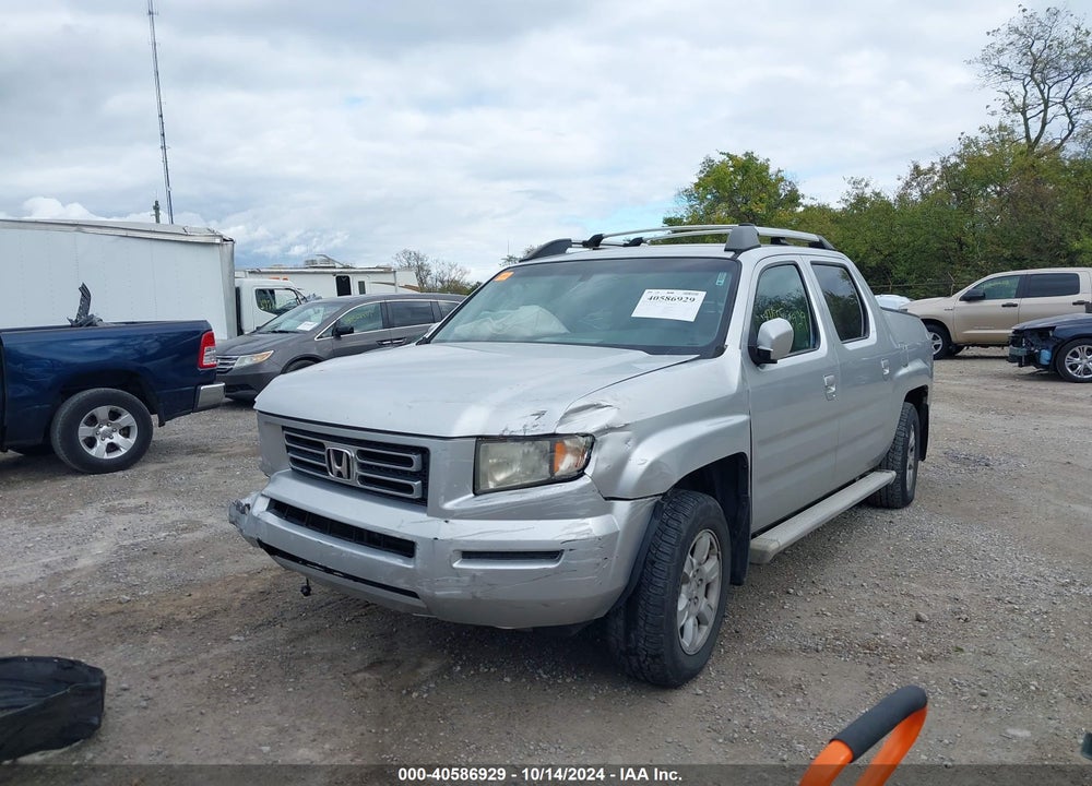 2006 HONDA RIDGELINE RTL VIN: 2HJYK16586H508058