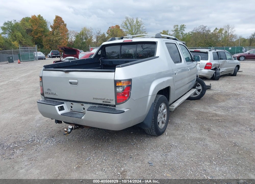 2006 HONDA RIDGELINE RTL VIN: 2HJYK16586H508058