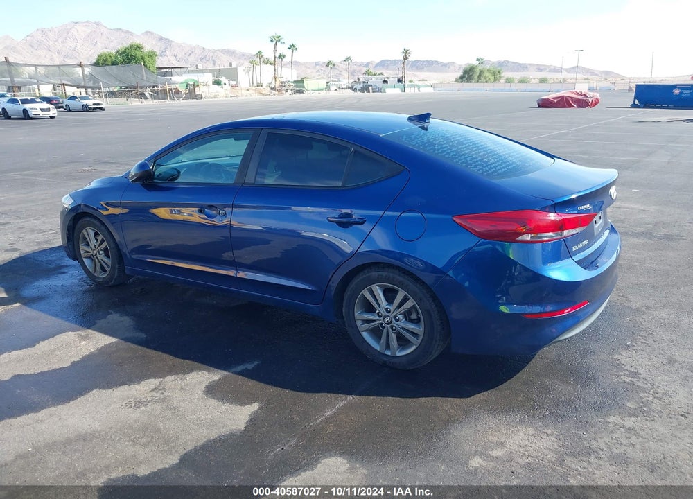 2018 HYUNDAI ELANTRA SEL VIN: 5NPD84LF7JH363269