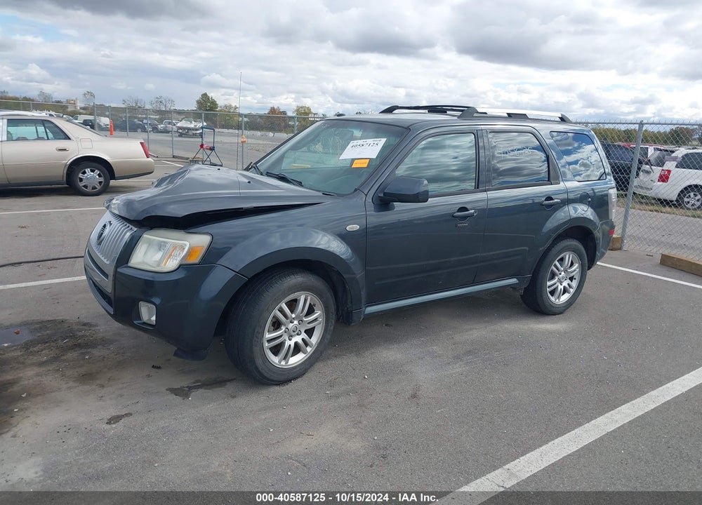 2009 MERCURY MARINER PREMIER V6 VIN: 4M2CU97G09KJ11538