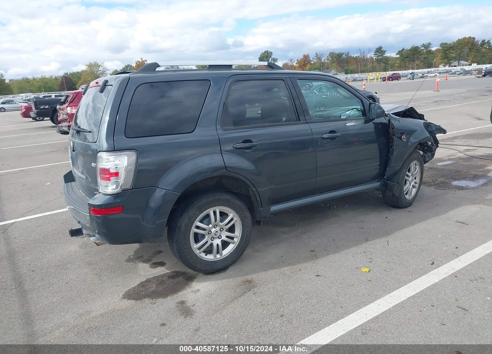 2009 MERCURY MARINER PREMIER V6 VIN: 4M2CU97G09KJ11538