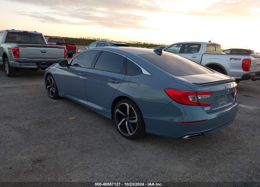 2022 HONDA ACCORD SPORT 2.0T VIN: 1HGCV2F30NA000028