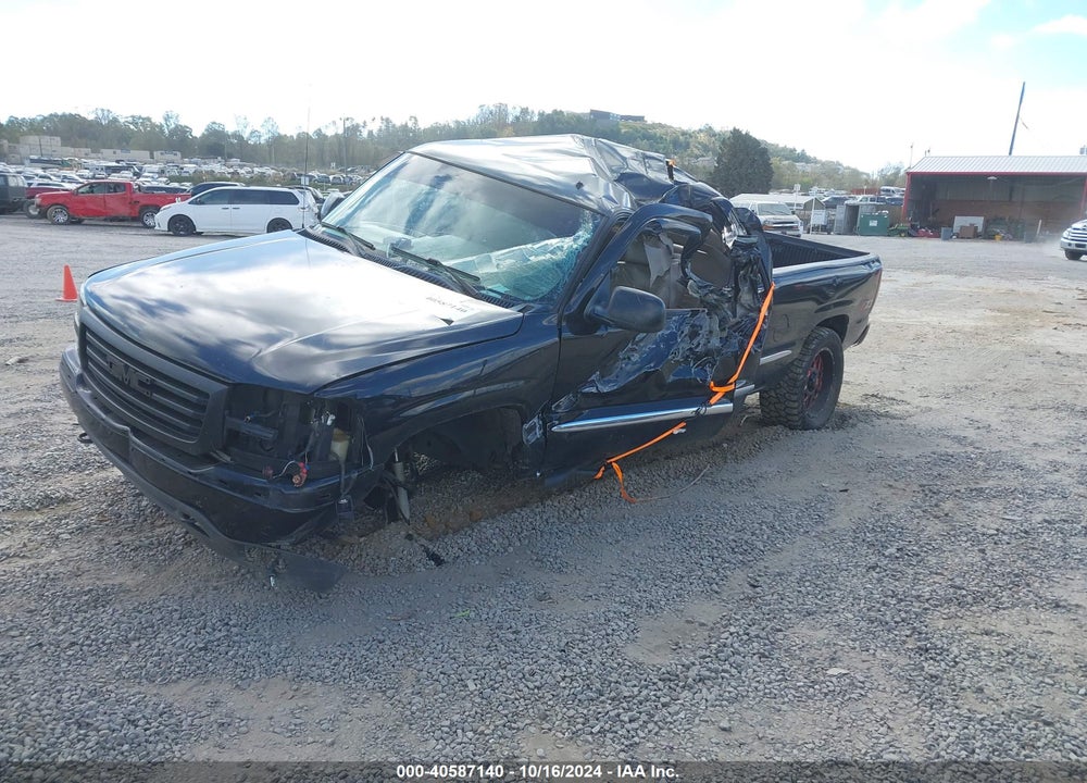 2002 GMC SIERRA 1500 SLE VIN: 2GTEK19T121115653