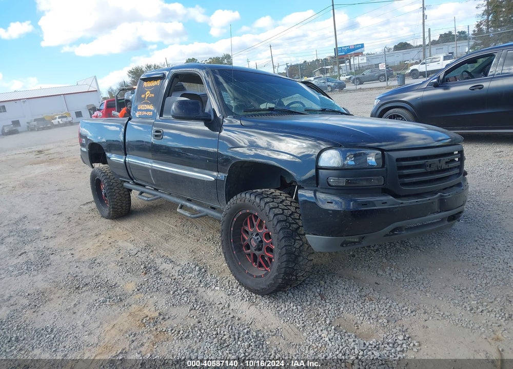 2002 GMC SIERRA 1500 SLE VIN: 2GTEK19T121115653