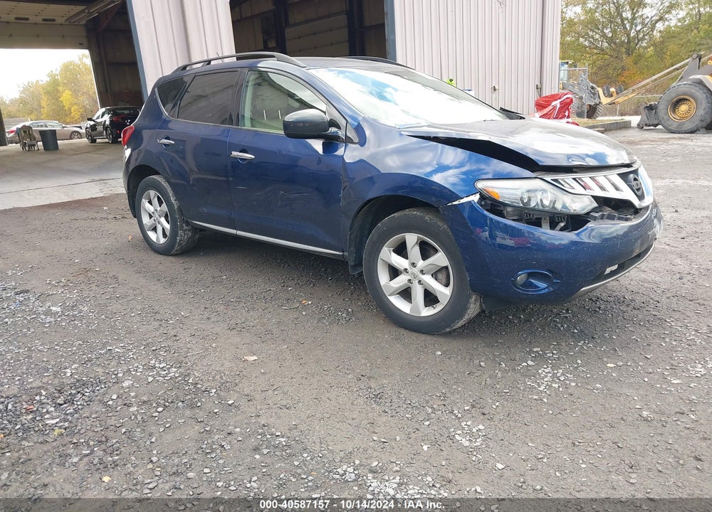 2009 NISSAN MURANO SL VIN: JN8AZ18W09W128567