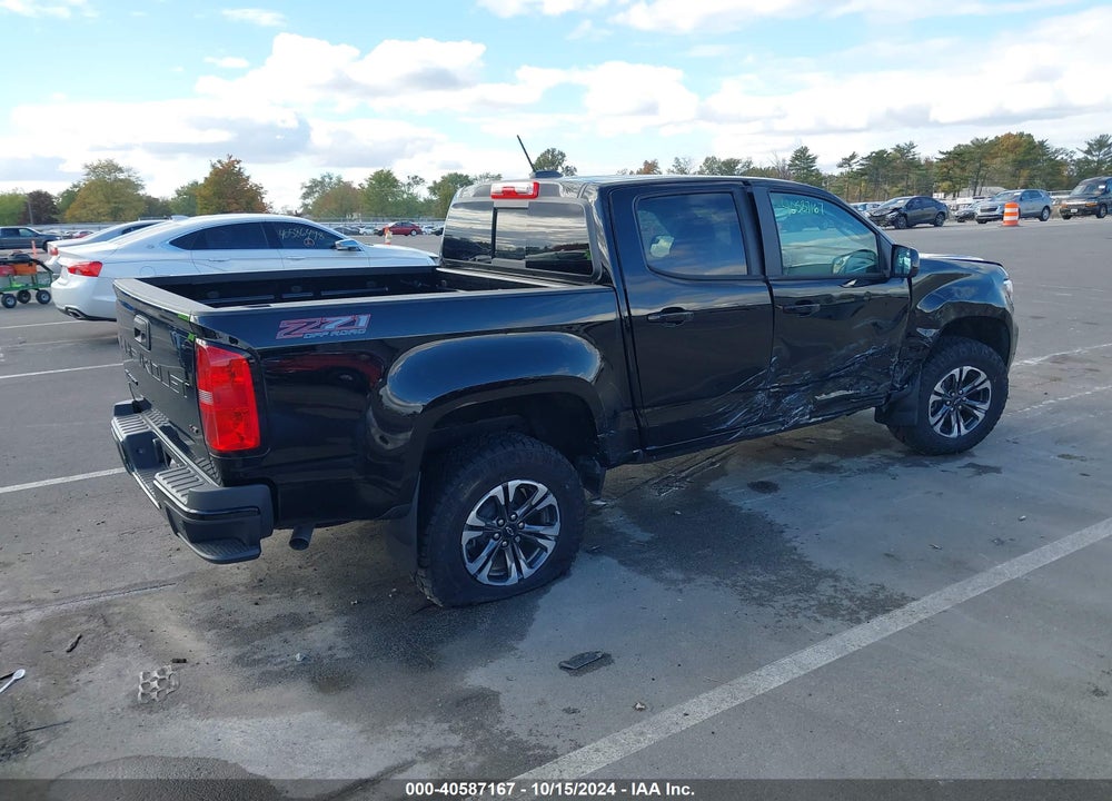 2022 CHEVROLET COLORADO 4WD SHORT BOX Z71 VIN: 1GCGTDEN7N1275822