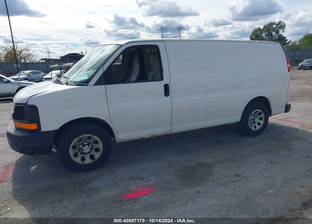2010 CHEVROLET EXPRESS 1500 WORK VAN VIN: 1GCUGAD4XA1179398