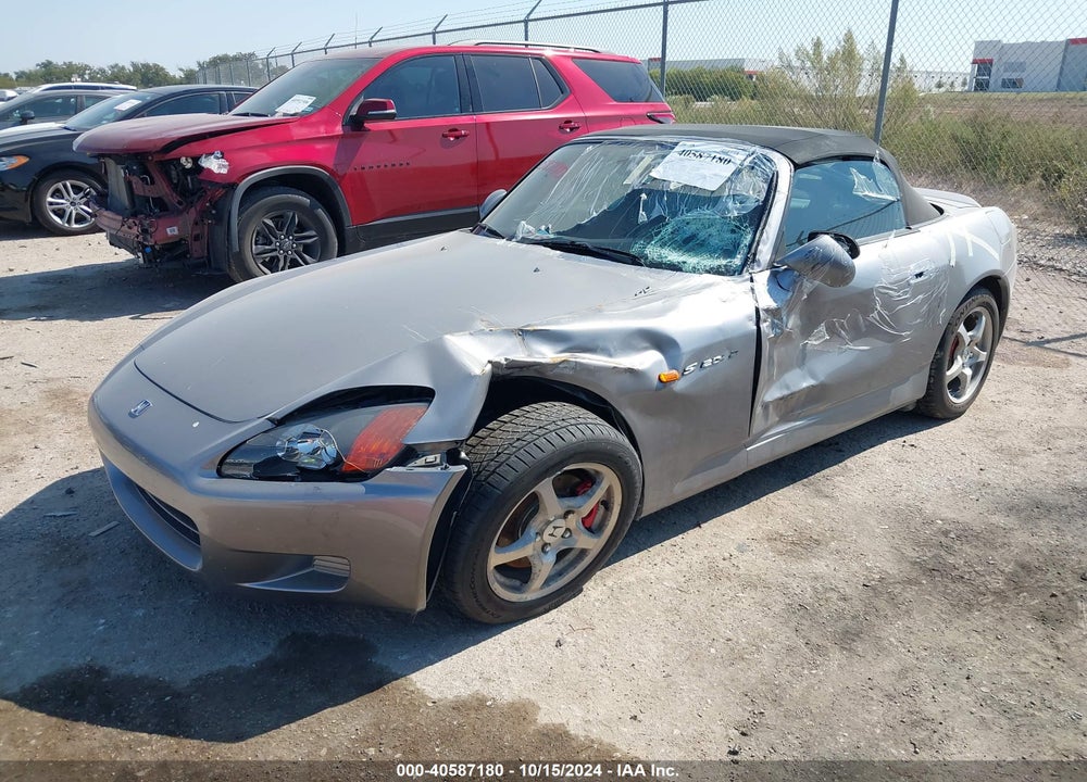 2000 HONDA S2000 VIN: JHMAP1144YT001989