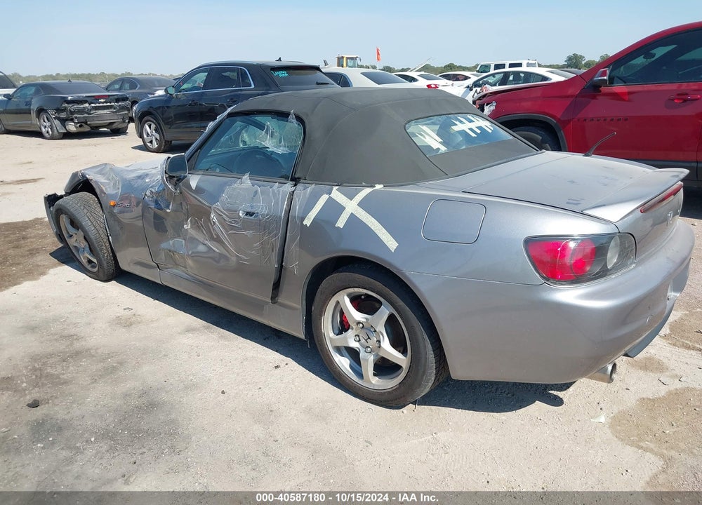 2000 HONDA S2000 VIN: JHMAP1144YT001989