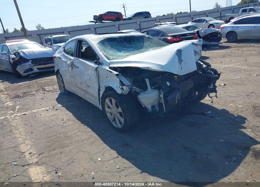 2012 HYUNDAI ELANTRA LIMITED VIN: 5NPDH4AE3CH126615