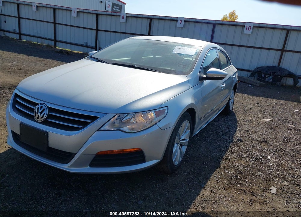 2012 VOLKSWAGEN CC SPORT VIN: WVWMN7AN5CE550727