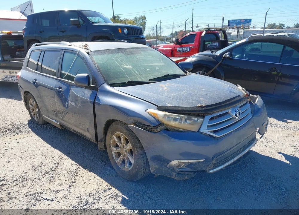 2012 TOYOTA HIGHLANDER SE VIN: 5TDBK3EHXCS098958