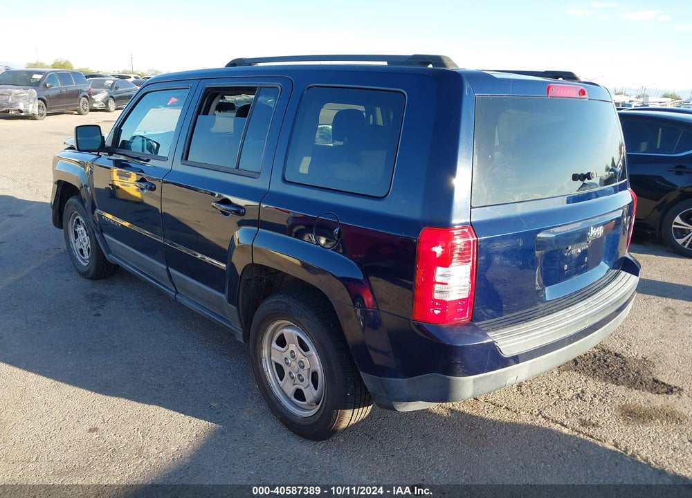 2013 JEEP PATRIOT SPORT VIN: 1C4NJPBA1DD187605