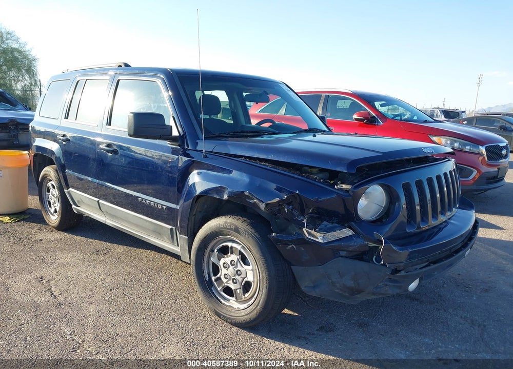 2013 JEEP PATRIOT SPORT VIN: 1C4NJPBA1DD187605