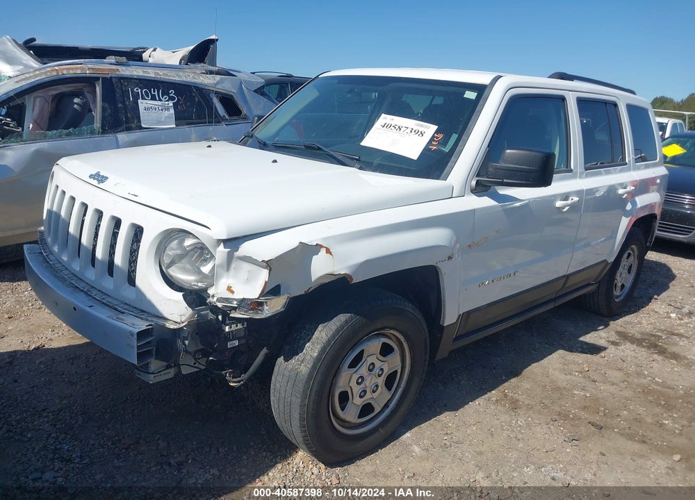 2015 JEEP PATRIOT SPORT VIN: 1C4NJPBB8FD122214