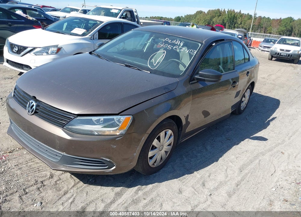 2013 VOLKSWAGEN JETTA 2.0L S VIN: 3VW2K7AJ4DM402199