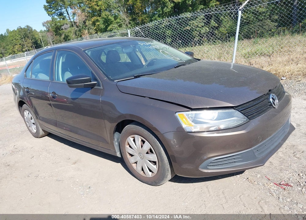 2013 VOLKSWAGEN JETTA 2.0L S VIN: 3VW2K7AJ4DM402199