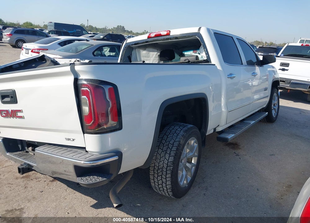 2018 GMC SIERRA 1500 SLT VIN: 3GTP1NEC2JG506051