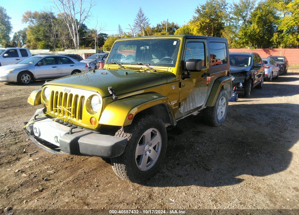 2008 JEEP WRANGLER SAHARA VIN: 1J4FA54198L525313