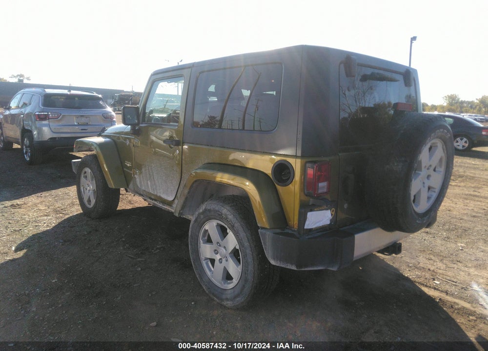 2008 JEEP WRANGLER SAHARA VIN: 1J4FA54198L525313