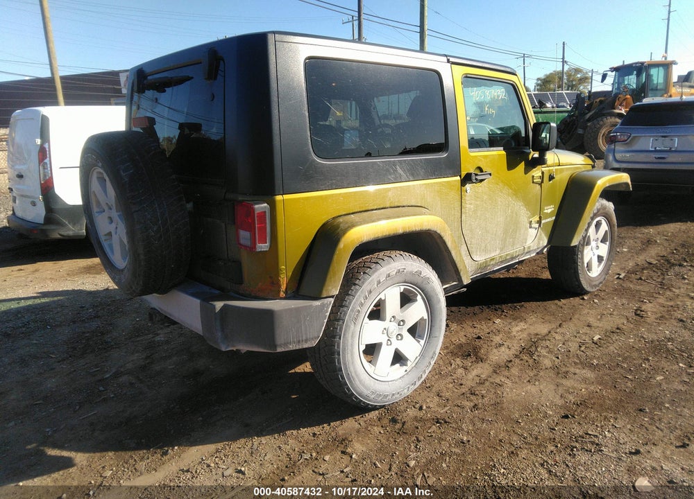 2008 JEEP WRANGLER SAHARA VIN: 1J4FA54198L525313