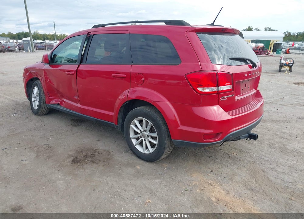 2016 DODGE JOURNEY SXT VIN: 3C4PDDBG3GT160004