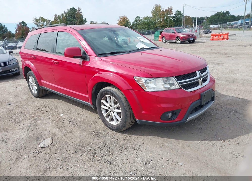 2016 DODGE JOURNEY SXT VIN: 3C4PDDBG3GT160004