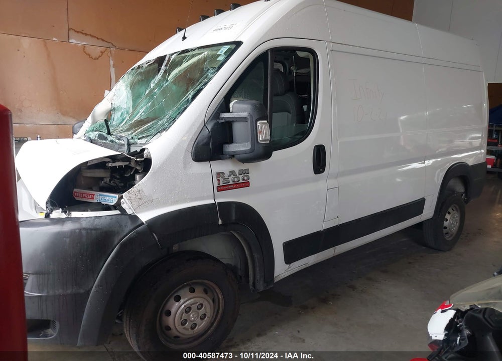 2019 RAM PROMASTER 1500 136 WB VIN: 3C6TRVBG8KE549750
