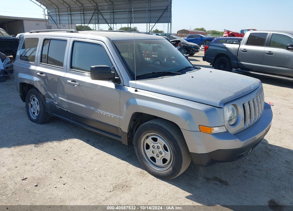 2017 JEEP PATRIOT SPORT FWD VIN: 1C4NJPBA1HD145344
