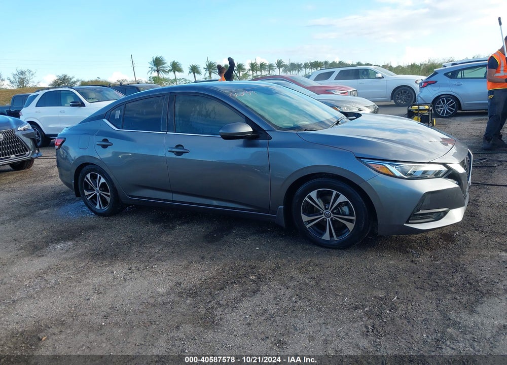 2022 NISSAN SENTRA SV XTRONIC CVT VIN: 3N1AB8CV5NY253660