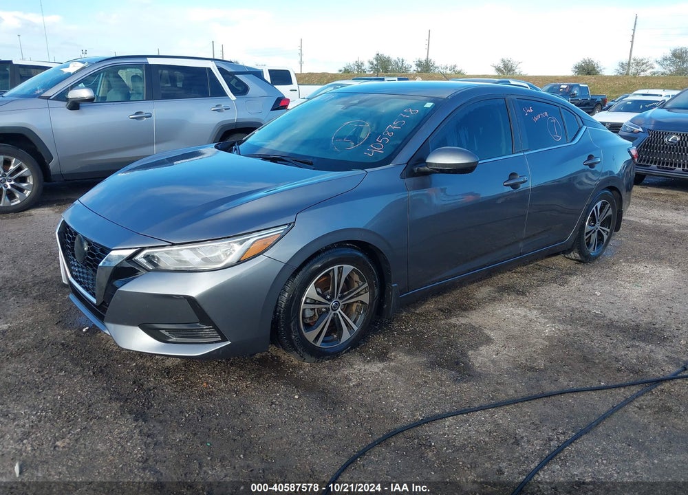 2022 NISSAN SENTRA SV XTRONIC CVT VIN: 3N1AB8CV5NY253660