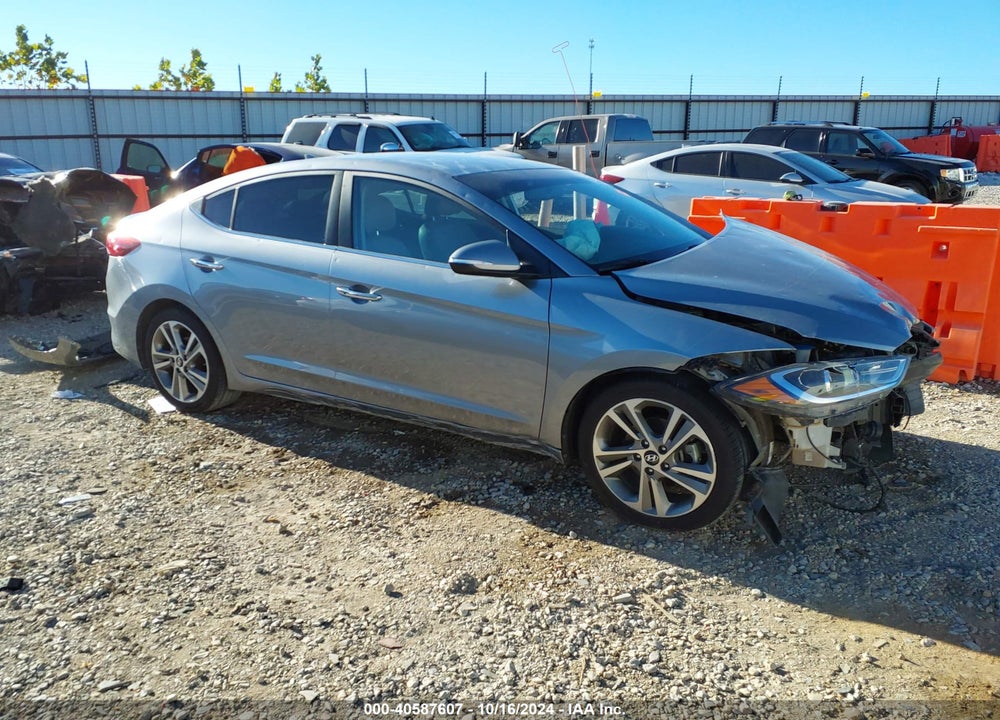2017 HYUNDAI ELANTRA LIMITED VIN: 5NPD84LF2HH079820