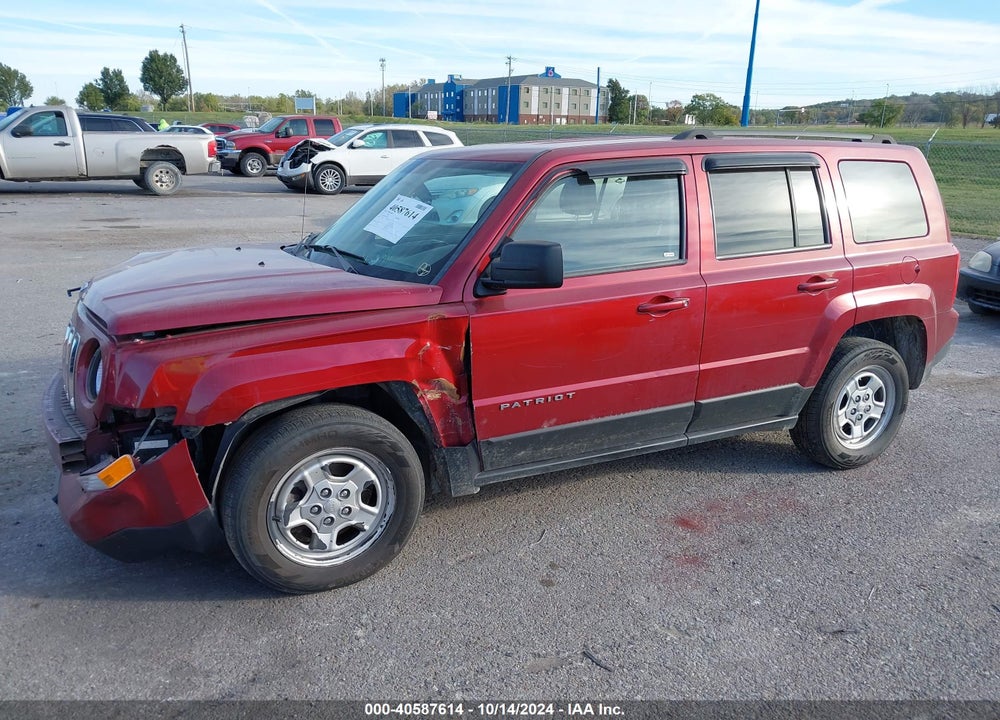 2015 JEEP PATRIOT SPORT VIN: 1C4NJPBB7FD204550