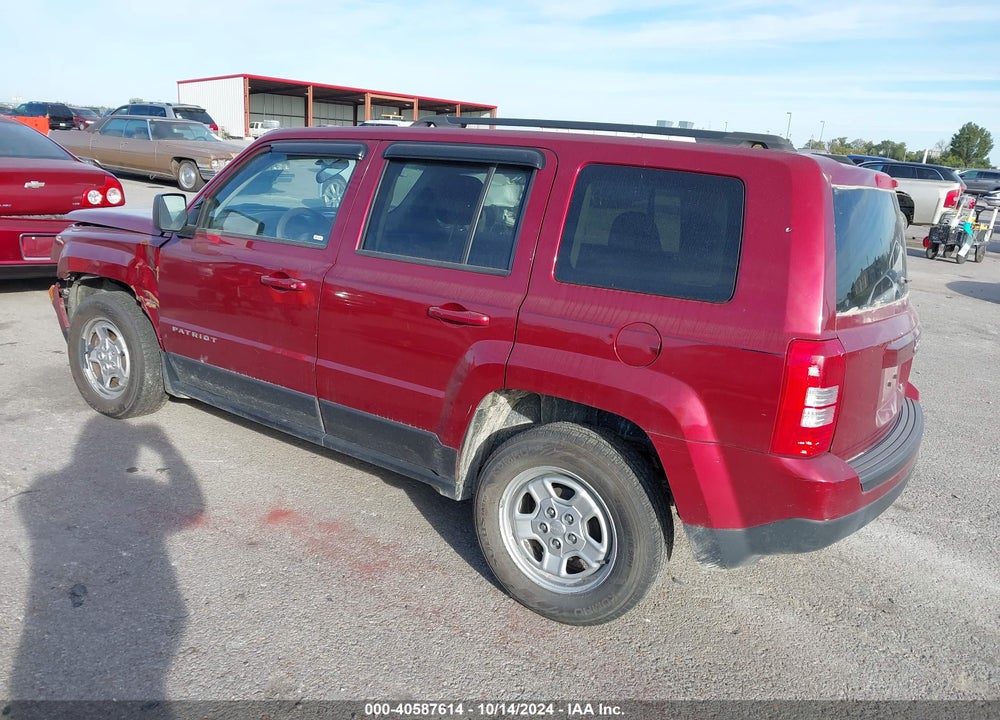 2015 JEEP PATRIOT SPORT VIN: 1C4NJPBB7FD204550
