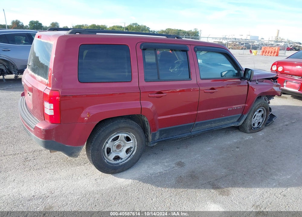 2015 JEEP PATRIOT SPORT VIN: 1C4NJPBB7FD204550