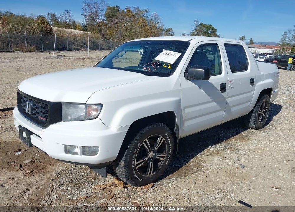 2012 HONDA RIDGELINE VIN: 5FPYK1F77CB454024