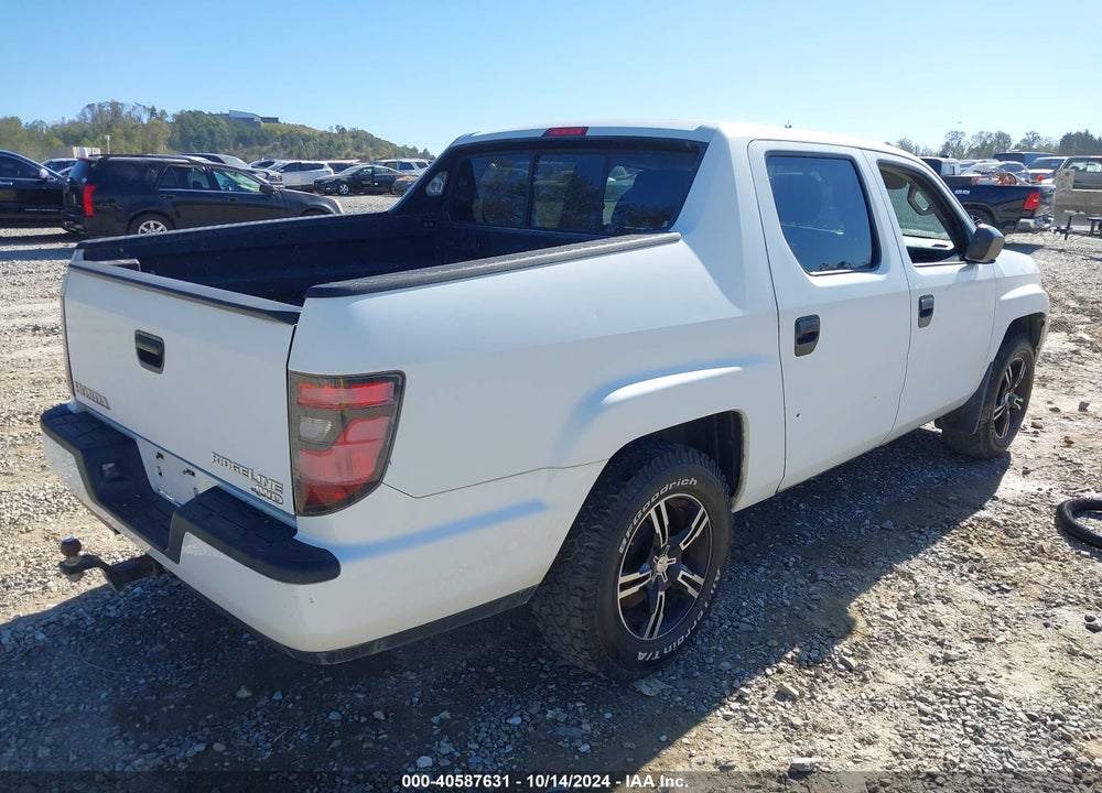 2012 HONDA RIDGELINE VIN: 5FPYK1F77CB454024