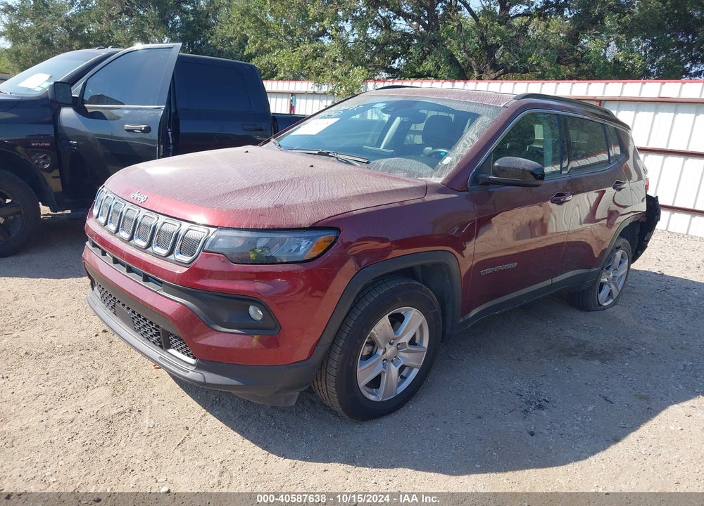 2022 JEEP COMPASS LATITUDE 4X4 VIN: 3C4NJDBB8NT231571