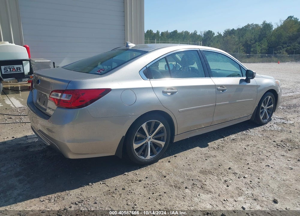 2016 SUBARU LEGACY 2.5I LIMITED VIN: 4S3BNAN63G3031572